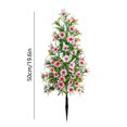 thumbnail image 3 of Outdoor Fake Flowers, Baby's Breath Ground Plug Decor, Artificial Garden Plants, UV Resistant Lawn Ornament, Simulation Flower Stakes for Yard Courtyard Decoration, 3 of 6