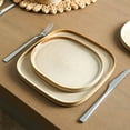 thumbnail image 3 of Stone Lain Cairo 12-Piece Dinnerware Set Stoneware, Service for 4, Sand, 3 of 6