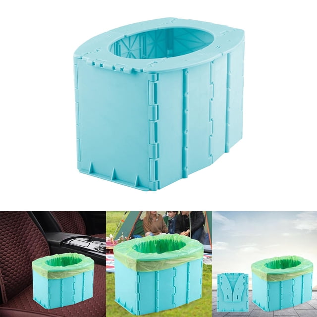 Asiento de Inodoro Plegable Hugo Azul