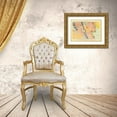 thumbnail image 3 of USGS 32x24 Gold Ornate Wood Framed with Double Matting Museum Art Print Titled - Central Colorado Sheet - USGS 1881, 3 of 4