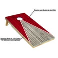 thumbnail image 2 of Tailgating Pros Pyramid Cornhole Board Set w/ Bean Bags and Carrying Case - 3'x2' Corn Hole Toss Game - Optional LED Lights, 2 of 6
