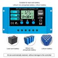 thumbnail image 3 of Controlador Solar Controlador de carga solar de 12V 24V Controlador de generación de energía fotovoltaica USB doble (30A), 3 of 6
