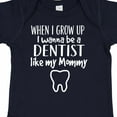 thumbnail image 4 of Inktastic Future Dentist Like Mommy Boys or Girls Baby Bodysuit, 4 of 5