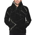 thumbnail image 4 of Bingfone Black Marble Texture Abstract Men'S Drawstring Hoodie Long Sleeve Pocket Sweatshirts-Large, 4 of 9
