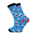 thumbnail image 4 of Colorful Fun Socks Novelty Crazy Crew Dress Socks 3 Pairs Shoe Size 6-9 - D7, 4 of 9