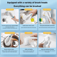thumbnail image 5 of Queilt Electric Cleaning Brush Scrubber Set: Portable Cleaning Brush Rechargeable Battery Spin Scrubber Cleaning Brush Kit Kitchen Bathroom Shower Cleaning Brush Set, 5 of 5