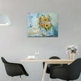thumbnail image 6 of Sunflower Bathroom Wall Art Country Flower Butterfly Pictures Wall Decor Just Breathe Floral Bathroom Canvas Print Sunflower Painting Framed Home Artwork For Bathroom Bedroom Office 16"x12", 6 of 6