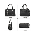 thumbnail image 4 of Bolso De Mano Para Dama Bandolera Moda De Bolsa Mujer Color Negro, 4 of 5