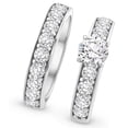 thumbnail image 2 of Pompeii 3Ct TW Diamond Engagement & Wedding Ring Set 14k White or Yellow Gold, 2 of 4