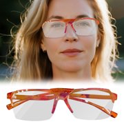 Flip Up Reading Glasses With Blue Light Filtering Clip On Design For Reading Assistance And Eye