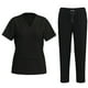 thumbnail image 2 of Penkiiy Scrubs para mujer-Stretch Scrub Top& Pantalones de carga con múltiples bolsillos, 2 of 9