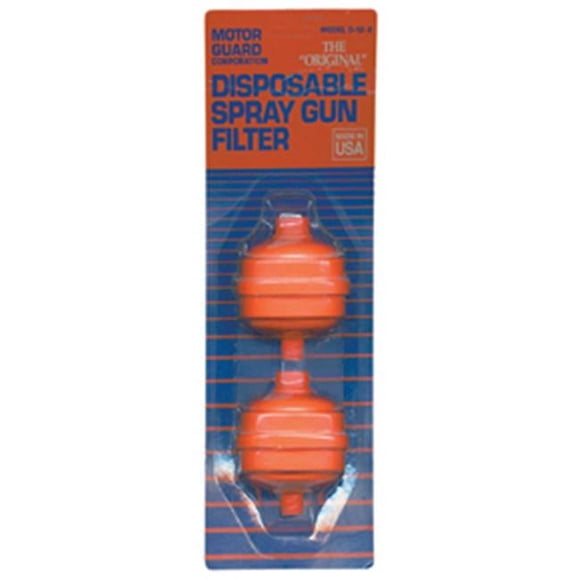 Motor Guard D122 D-12 Disposable Spray Gun Filters, 2-Pack