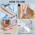 thumbnail image 4 of 2pcs Silicone Toe Gap Cleaning Brush, Foot Cleaning Brush, Foot Brush for Shower with Long Handle, Exfoliation Tool Brush for Elderly, 4 of 5