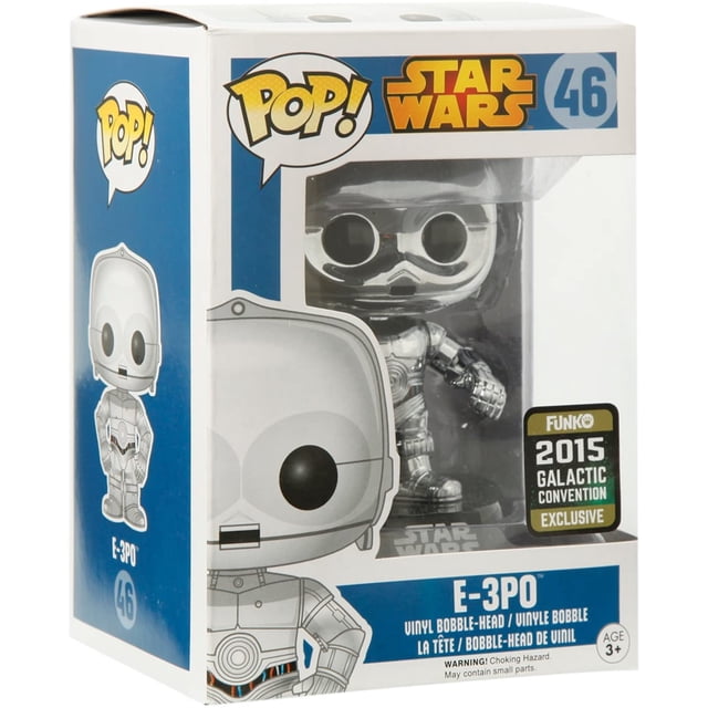 Vinilo coleccionable Funko Pop! Star Wars E-3P0 CROMADO 2015