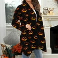 thumbnail image 5 of JSheng Women's Halloween Cardigan Tops Ladies Casual Long Sleeve Festival Printed Comfy Cardigans Coat, 5 of 5