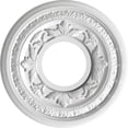 thumbnail image 5 of Ekena Millwork 10"OD x 3 1/2"ID x 3/4"P Baltimore Thermoformed PVC Ceiling Medallion (Fits Canopies up to 4 1/4"), UltraCover Satin Blossom White, 5 of 10