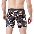 thumbnail image 3 of Black and Friday Womens Clothing Clearance under $5 asdoklhq Underwear for Men,Men's Cotton Camouflage Printed Boxer Briefs Breathable Briefs Long style, 3 of 4