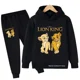 thumbnail image 2 of Ropa de primavera para niñas y niños, conjunto de 2 piezas con capucha y pantalones largos de dibujos animados de León Simba, disfraz para niñas de 2 a 14 años, 2 of 5