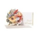 thumbnail image 4 of Tarjeta de felicitación con flores, tarjeta emergente con sobre, tarjeta de felicitación de aniversario en 3D. Rojo, 4 of 9