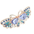 thumbnail image 4 of Butterfly Hairpin Full of s Crystal Colorful Hair - Blue, 6.5cm, 4 of 8