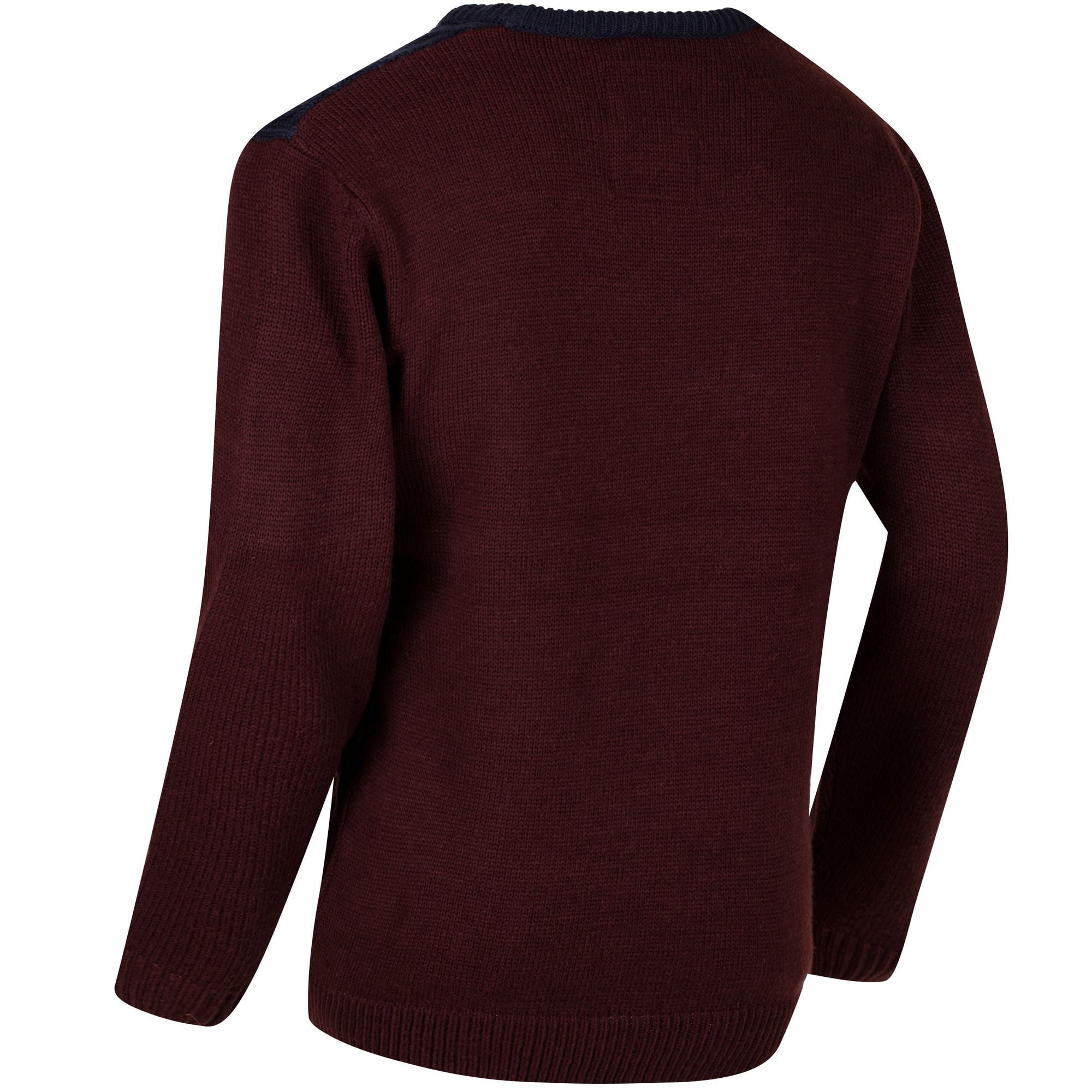 Regatta Mens Koby Acrylic Cable Knit Crew Neck Pull Over Casual Jumper 