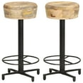 thumbnail image 1 of vidaXL Bar Stools 2 pcs 66 cm Solid Mango Wood, 1 of 5