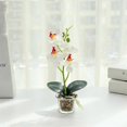 thumbnail image 3 of 2025 Latest Model Artificial Phalaenopsis potted plant simulation flower pot fake orchid d, 3 of 5