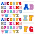 thumbnail image 2 of Mutmorningal 52pcs Clothes Repair Patches Garment Patches Decorative Iron On Letters DIY English Letter Patches, 2 of 11