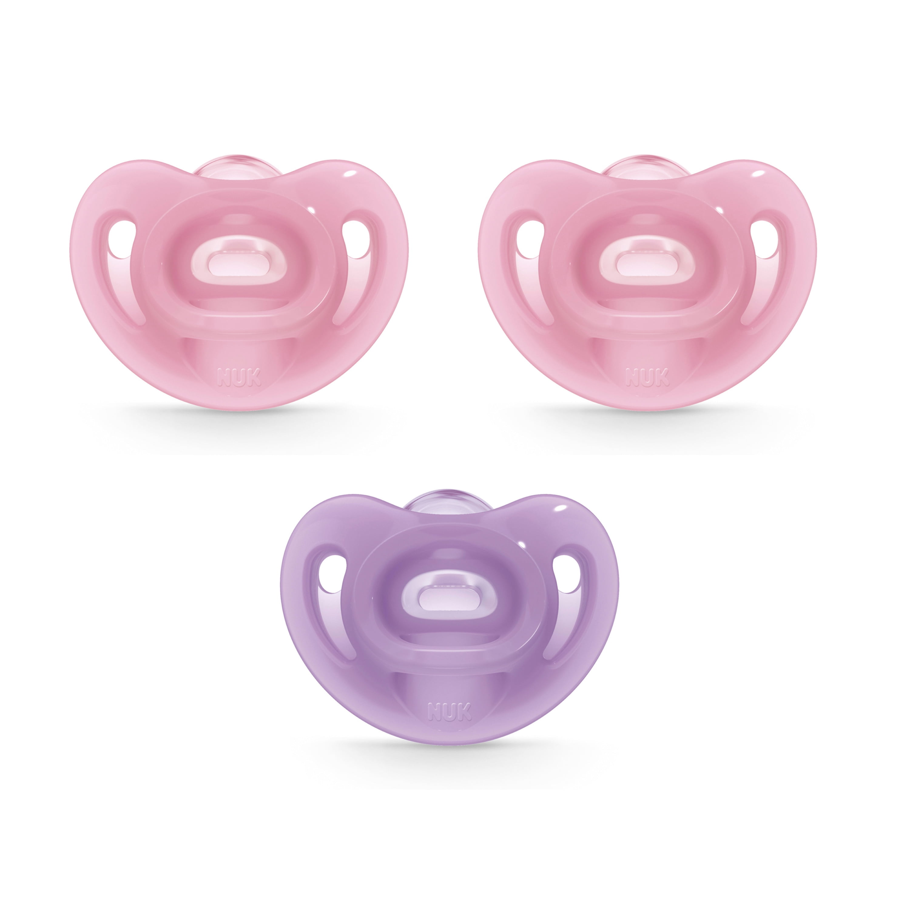 NUK® Sensitive™ Orthodontic Pacifiers, 06 Months, 3Pack