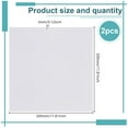 thumbnail image 2 of 2pcs White PVC Foam Board Square Craft Foam 11.8"x11.8" Foam PVC Sheet Poster Board Lightweight Rigid Mount Board for Signboards Displays Crafts Modelling Art Framing Screen Printing WhiteDIY, 2 of 7