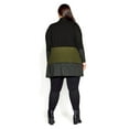thumbnail image 4 of Avenue Women's Plus Size Cora Colour Block Design Soft Cardigan, 4 of 5