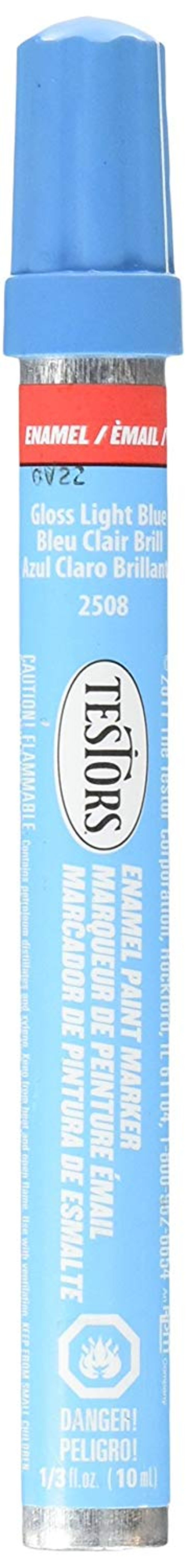 Enamel Paint MarkerGloss Light Blue, Allpurpose enamel paint markers