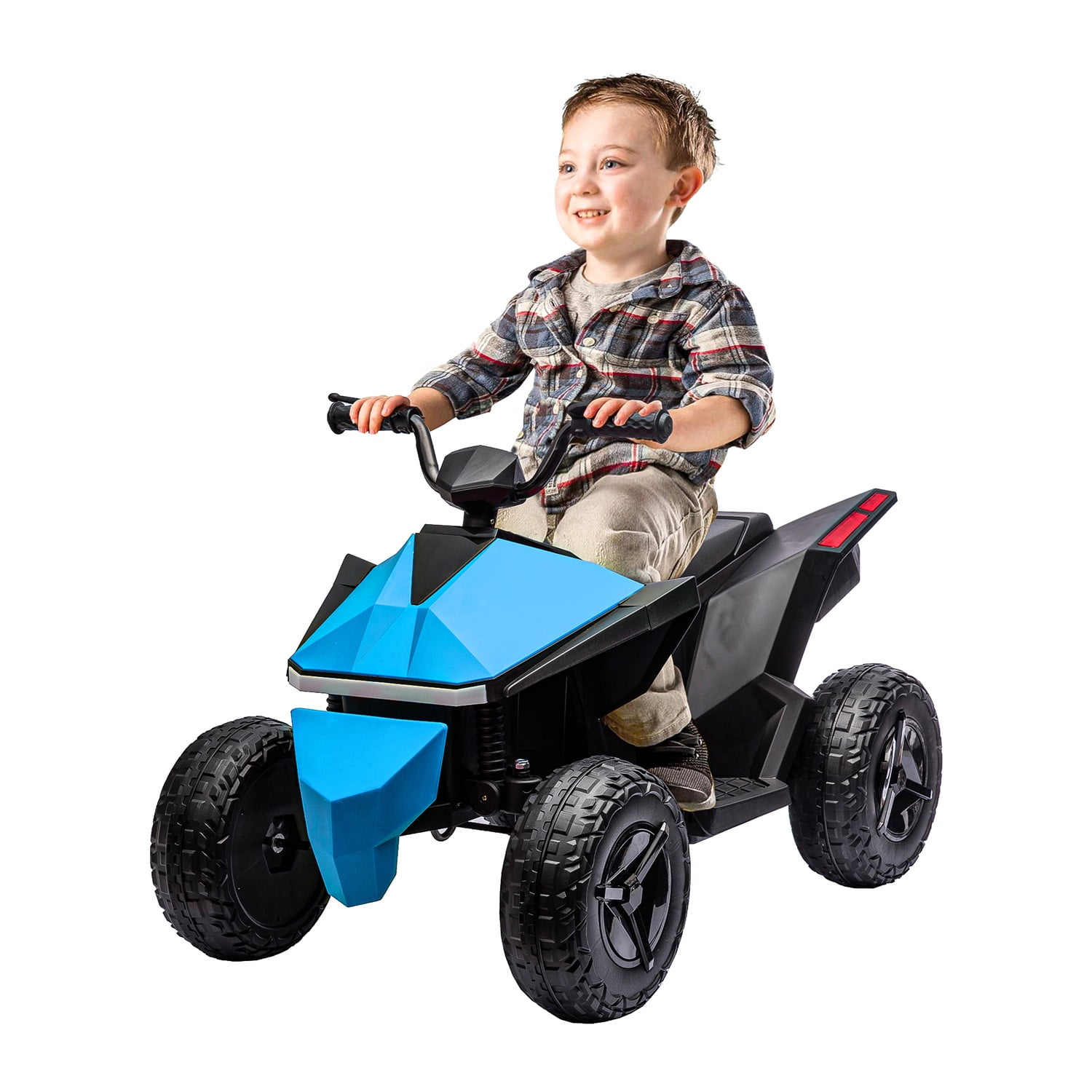 CIPACHO 12V Kids Ride On ATV Style, Electric Car for 3-8 Years Boys Girls, Multi-Functional Touch Screen Integrated, Dazzling Lights, Music, MP3/USB Interface, Blue CIPACHO 12V Kids Ride On ATV Style, Electric Car for 3-8 Years Boys Girls, Multi-Functional Touch Screen Integrated, Dazzling Lights, Music, MP3/USB Interface, Blue