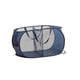 thumbnail image 2 of Cesta plegable de la ropa sucia con dos compartimentos y asas - Cesta grande de malla para el dormitorio, el hogar y el transporte de viaje, 2 of 6