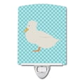 thumbnail image 1 of Carolines Treasures BB8031CNL Crested Duck Blue Check Ceramic Night Light, 1 of 1