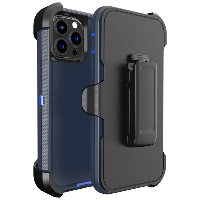 Étui Hybride de Qualité Militaire avec Étui à Clip Ceinture pour iPhone 16 Pro Max