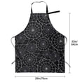 thumbnail image 4 of Bingfone Spider Web Black Apron Gifts For Men, Women Professional Grade Chef Apron For Kitchen,Bbq & Grill, 4 of 8