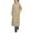 Khaki, variant on Mifelio Womens Winter Coats Women's Thickened and Warm Extra Long Knee Length Hooded Cotton Jacket Coats for Women Black L