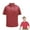 Red, variant on Monterey Club Junior's Ultimate Solid Polo Shirt Kids #107J