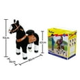 thumbnail image 4 of PonyCycle -Black Horse with white hoof (black mane) small - Age 3-5, 4 of 5
