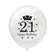thumbnail image 4 of Feliz cumpleaños confeti digital globos de látex cumpleaños fiesta aniversario decoración 21th Sunnimix globos de feliz cumpleaños, 4 of 8