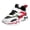Red, variant on Kids Basketball Shoes - Air Cushion Mid Top Breathable Mesh Sneakers for Toddler Boys Girls (Orange, 4.5-5 Years)