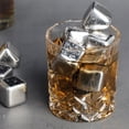 thumbnail image 2 of Kearding Cubitos de hielo de acero inoxidable con piedras refrigerantes para vino tinto con caja de almacenamiento, suministros para el hogar Type5 NO5, 2 of 6