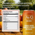 thumbnail image 4 of AYQ Beverages Orange Mango Turmeric Drink, Flavored Fruit Beverage for Hydration, Added Vitamins with BCAA, Electrolytes, Vegetarian & Gluten Free, Ready to Drink, 473  mL Cans, 12-Pack, 4 of 7