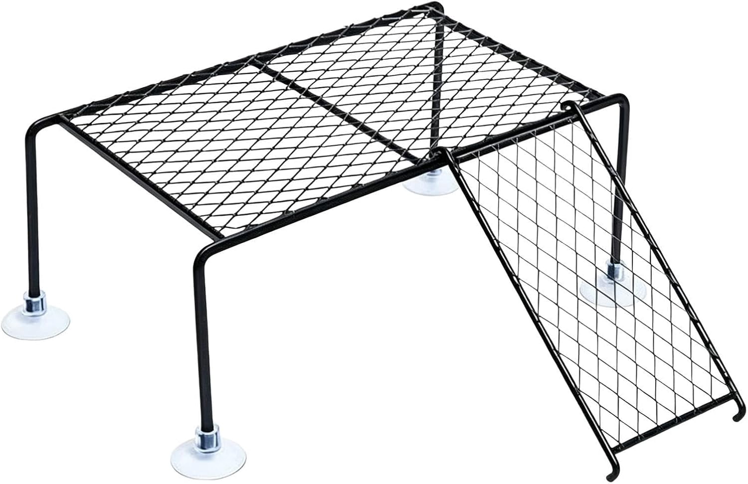 Floating Turtle Basking Platform, Suction Cup Island Dock, Climbing Ladder, for Aquatic Turtle Tank