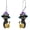 Pumpkin Cat, variant on Bat Earrings S925 Sterling Silver Halloween Gothic Pumpkin Bat Dangle Earrings Halloween Gothic Jewelry Gifts for Women