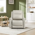 thumbnail image 2 of ReNest Dual Motor Power Recliner with Super Zero-Gravity Mode, Top-Grain Leather, USB and Type-C Charging,Light Grey, 2 of 25