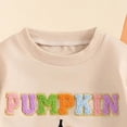 thumbnail image 5 of Aayomet Infant Baby Boy and Girl Thanksgiving Halloween Romper Little Pumpkin Sweatshirt Onesie Cute Newborn Toddler Clothes, 5 of 8