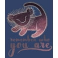thumbnail image 2 of Boy's Lion King Simba Remember Who You Are Pull Over Hoodie Navy Blue Heather Medium, 2 of 4