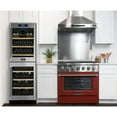 thumbnail image 4 of Kucht Professional 36" Modern Stainless Steel Natural Gas Range in Red/Silver, 4 of 19